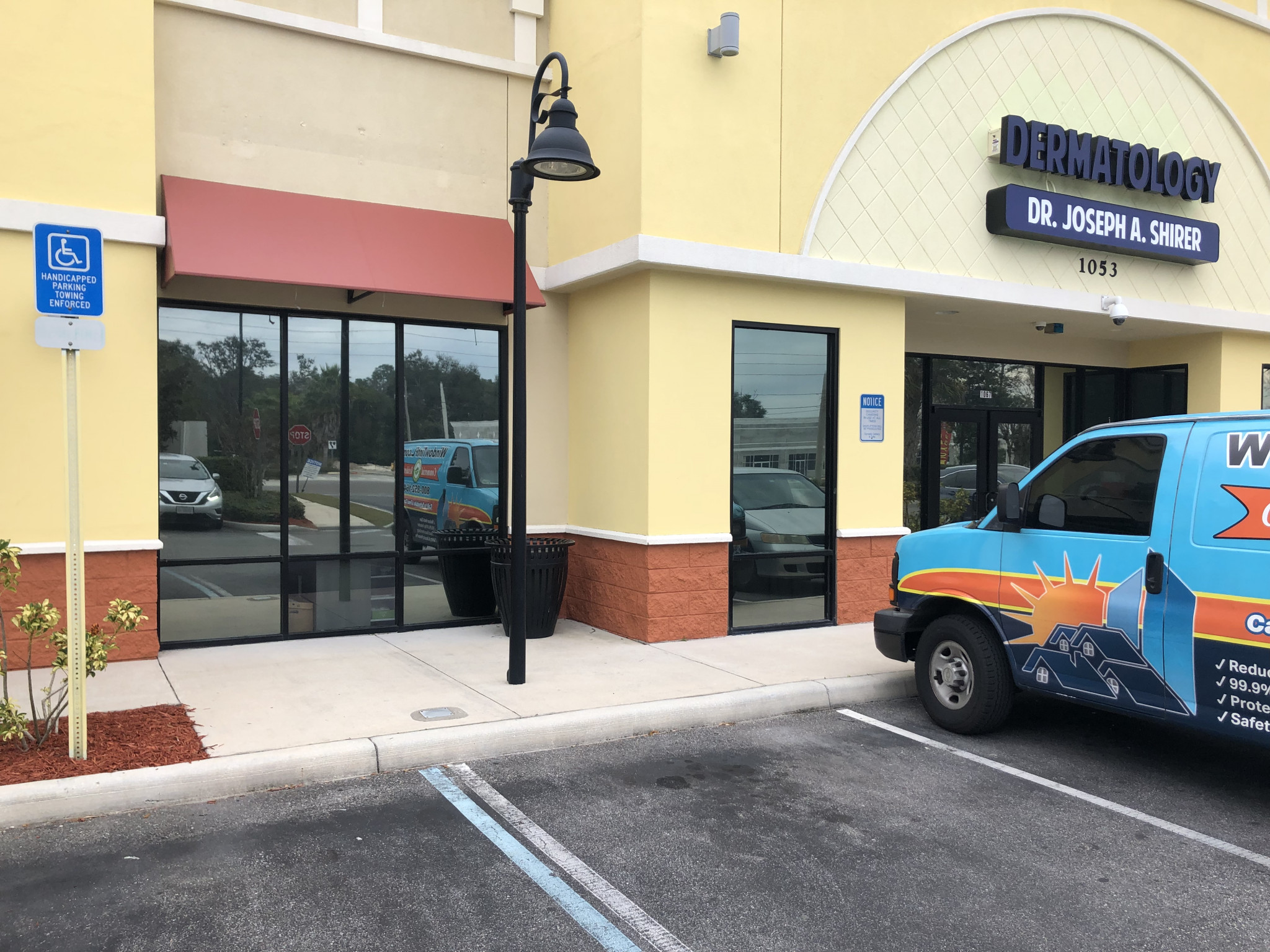 Commercial Window Tint Mirror Privacy Tint in Orlando