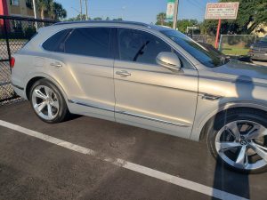 2019 Bentley Bentayga Window Tint Orlando FL