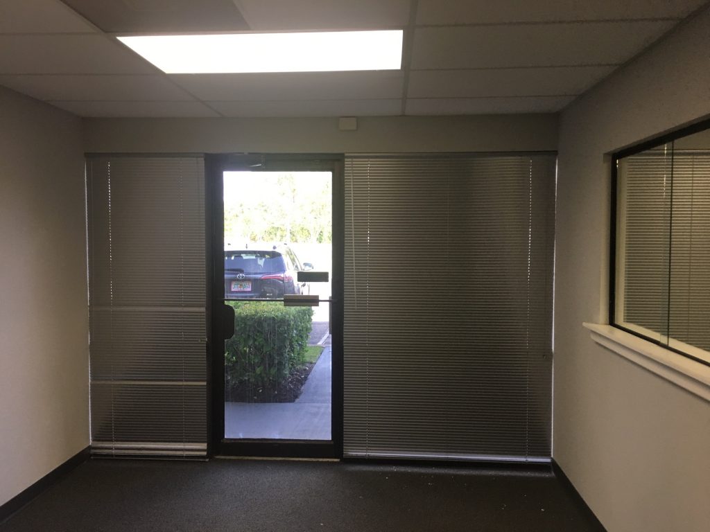 Commercial Door Window Whiteout Tint