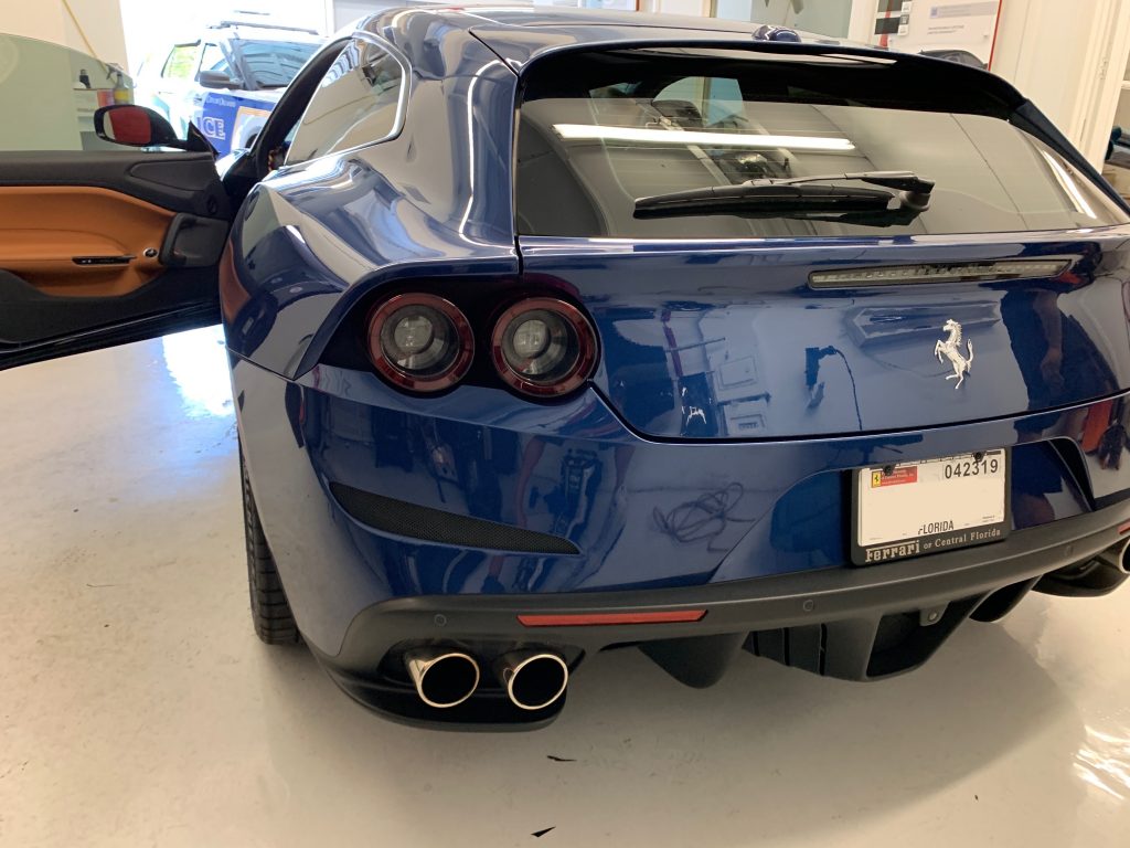 2018 Ferrari Lusso GTC Window Tinted in Orlando