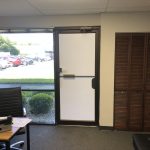 Commercial Door Whiteout After