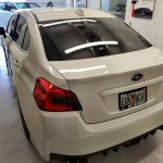 White 2019 Subaru WRX After Tint Left Rear