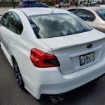 White 2019 Subaru WRX Tint Before 2