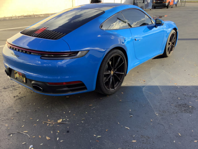 Heat Blocking Tint for Porsche 911 in Orlando, Florida