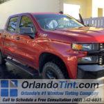 Privacy Window Tint for 2022 Chevrolet Silverado in Orlando, Florida
