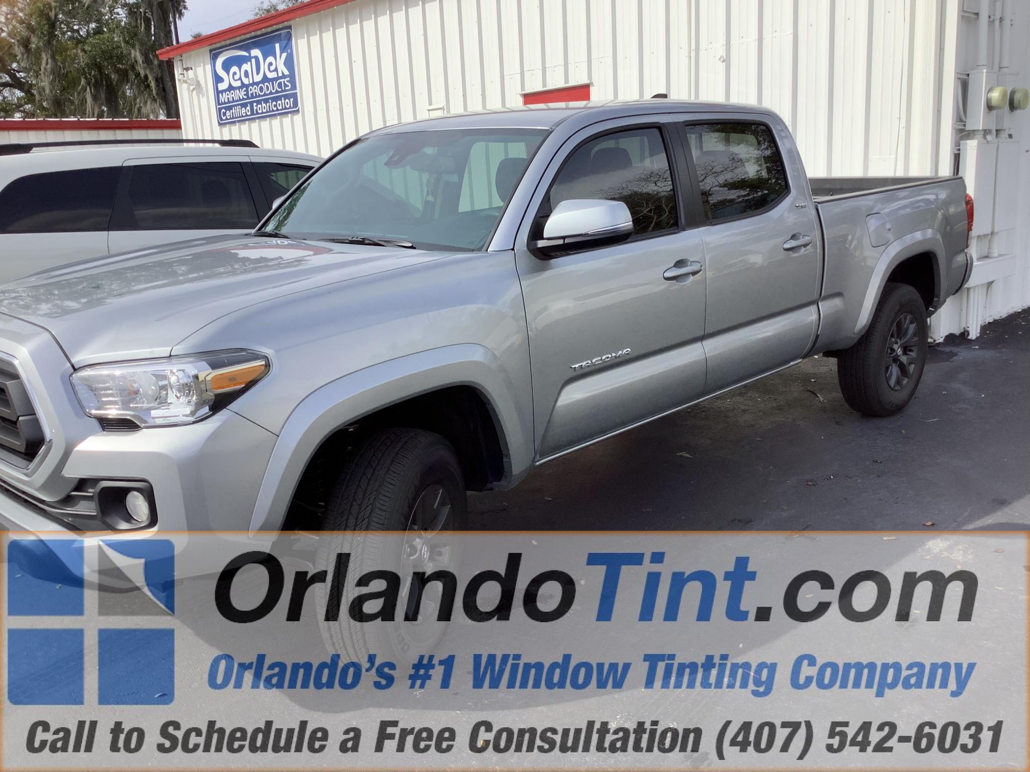 Privacy and Heat Rejecting Window Tint for 2022 Toyota Tacoma
