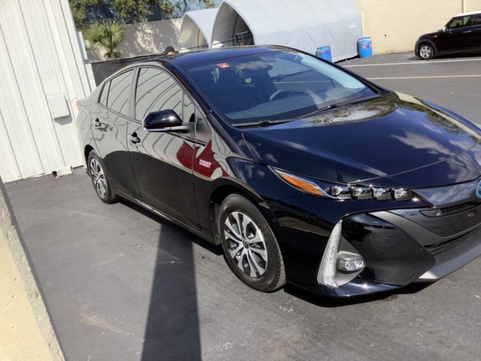 Privacy and Heat Rejection Tint for 2022 Toyota Prius in Orlando,...