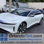 Great Heat Rejecting Tint for 2022 Lucid AIR in Orlando, Florida