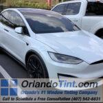 Great Heat Rejecting Tint for 2022 Tesla Model X in Orlando, Florida